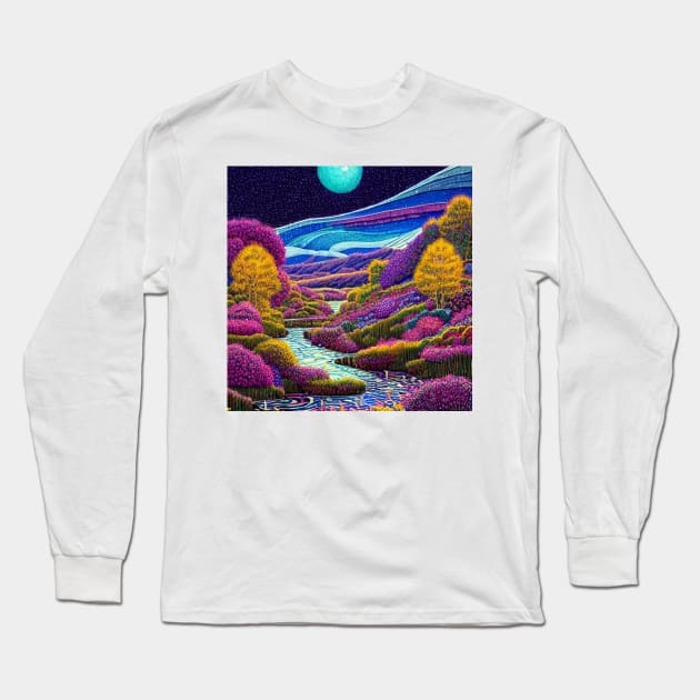 Vintage Summertime Long Sleeve T-Shirt by Zachariya420